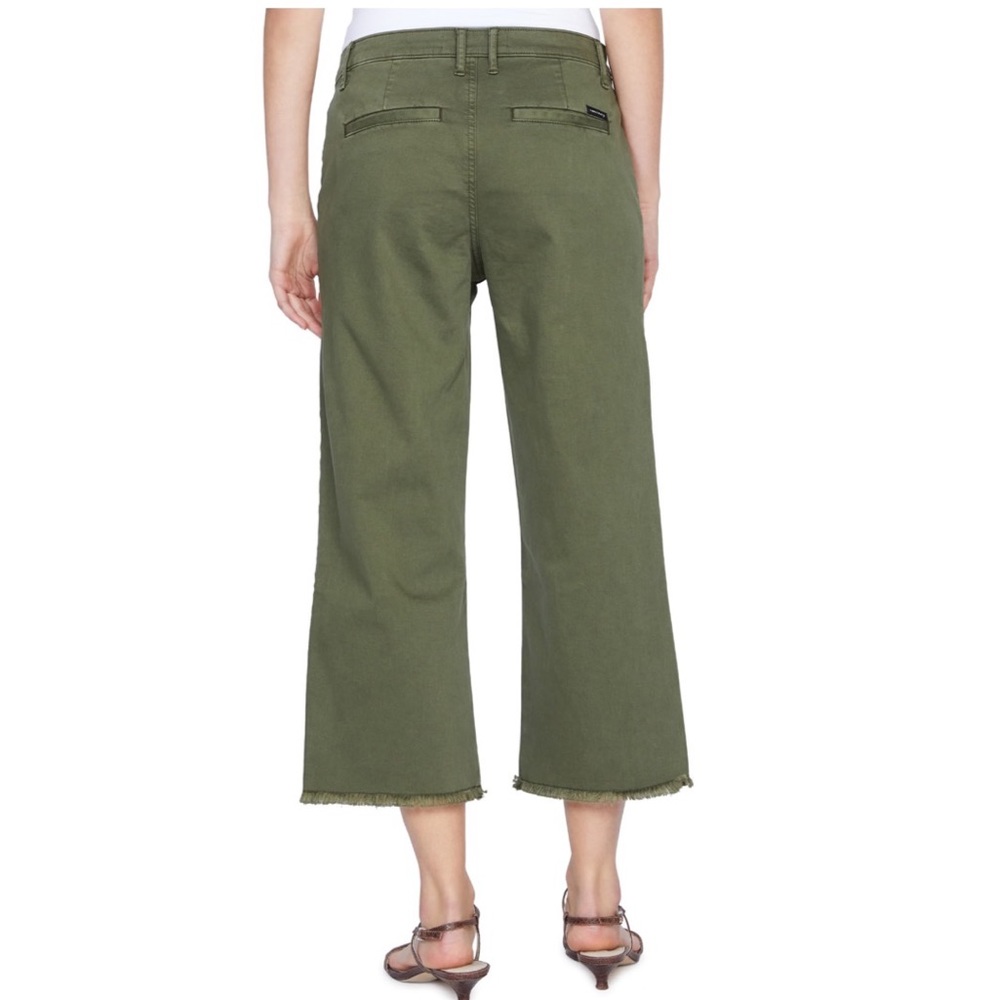 NWT Sanctuary Wide Leg Raw Hem Crop Pants Women's Size 24 - Picture 4 of 9